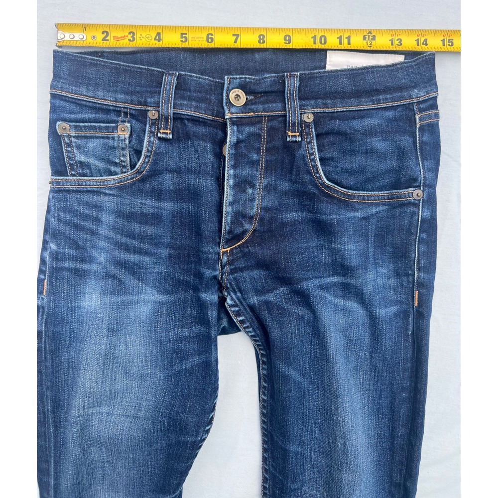 Rag & Bone Standard Issue Fit 1 Skinny Leg Jeans Dark Vintage Mens Size 29